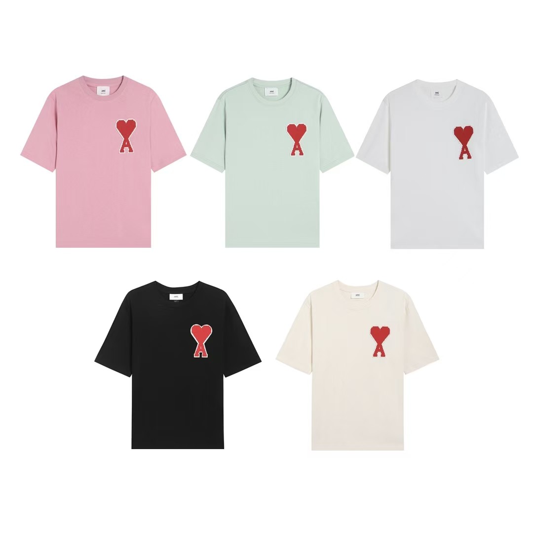 【AMI旗艦店】半袖Tシャツ 男女兼用、ご好評に付き再入荷！