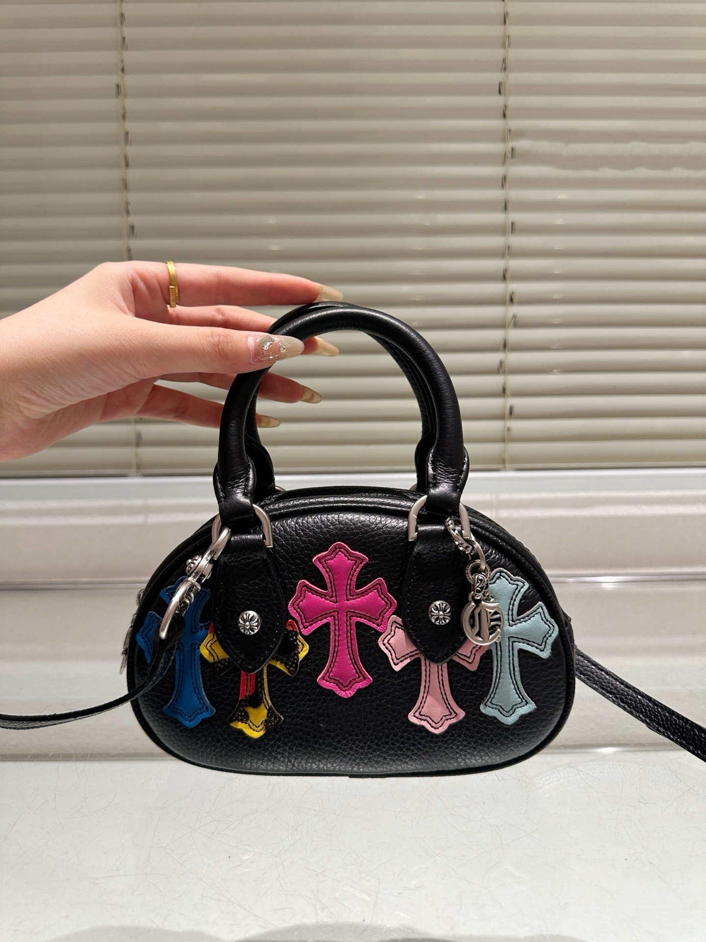 【CHROME HEARTS旗艦店】クロムハーツ ボウリングバッグ ショルダーバッグ