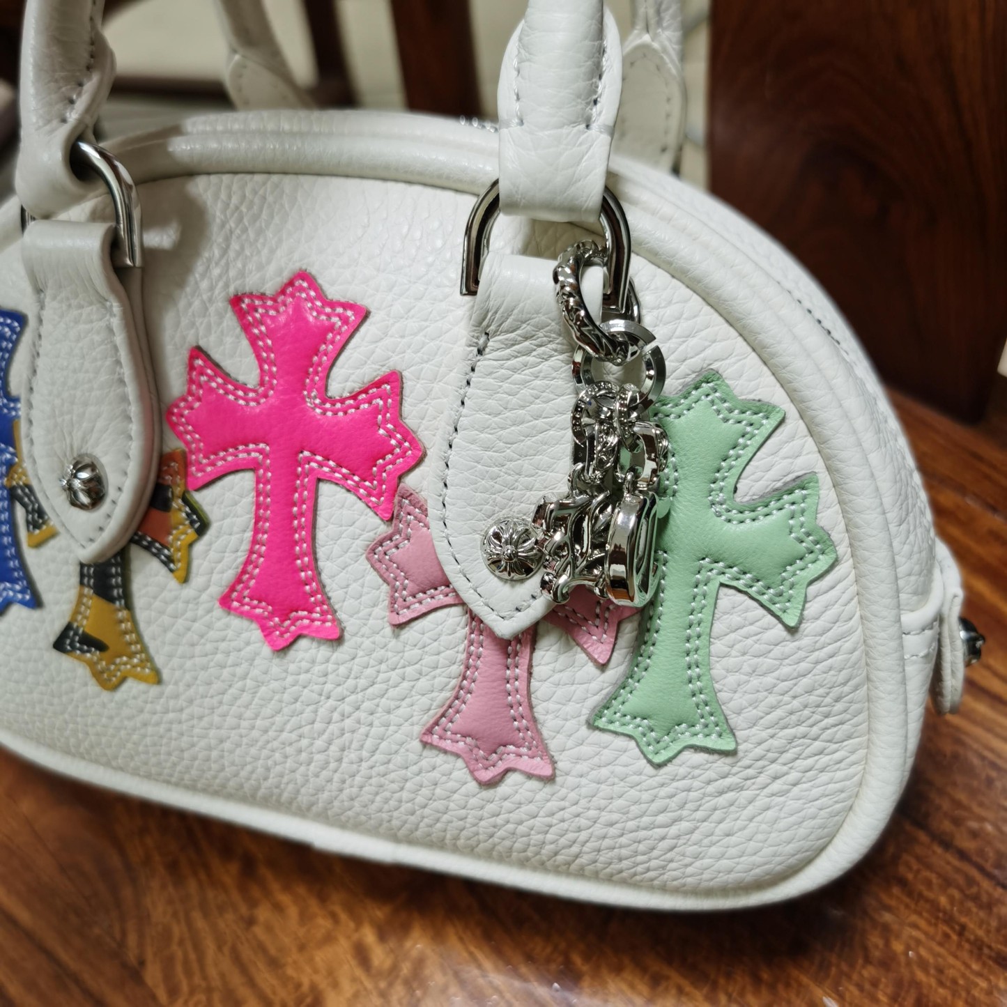 【CHROME HEARTS旗艦店】クロムハーツ ボウリングバッグ ショルダーバッグ