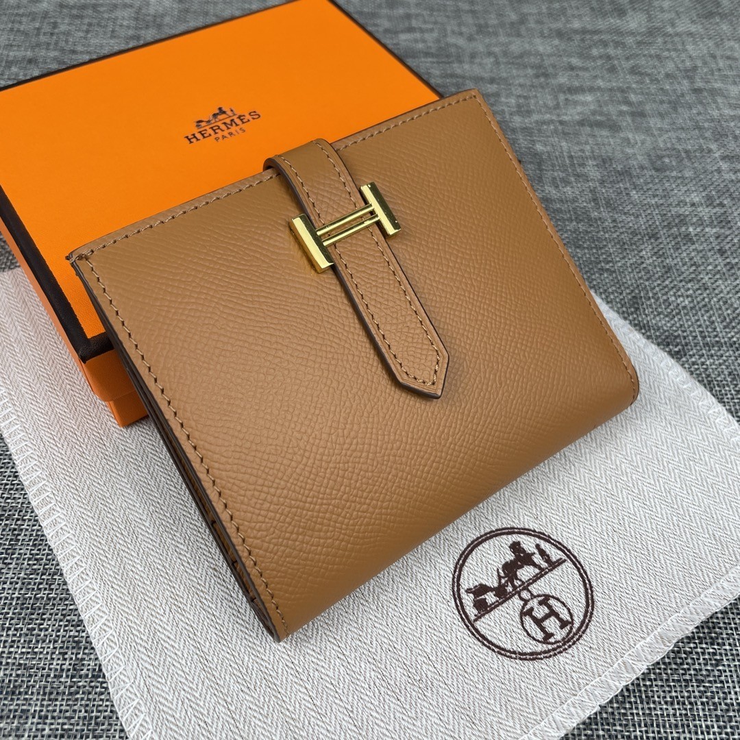 【HERMES旗艦店】エルメス 財布 ゴールド シルバー 12カラー