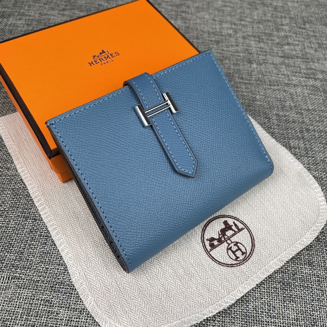 【HERMES旗艦店】エルメス 財布 ゴールド シルバー 12カラー