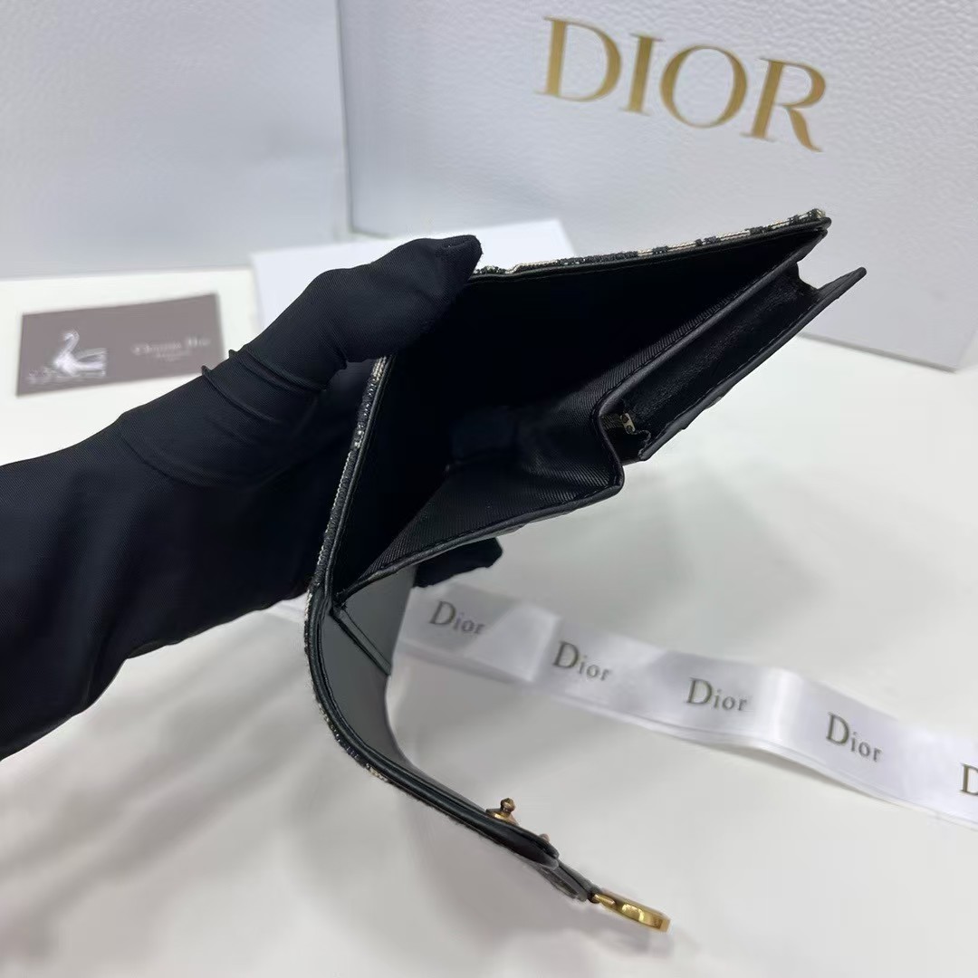DIOR ディオール 多機能カードホルダー/財布 11*10*2cm