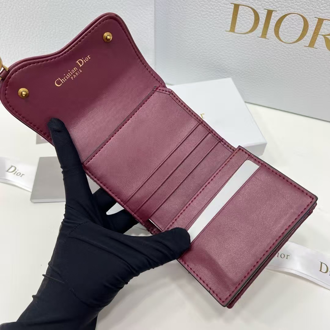DIOR ディオール 多機能カードホルダー/財布 11*10*2cm