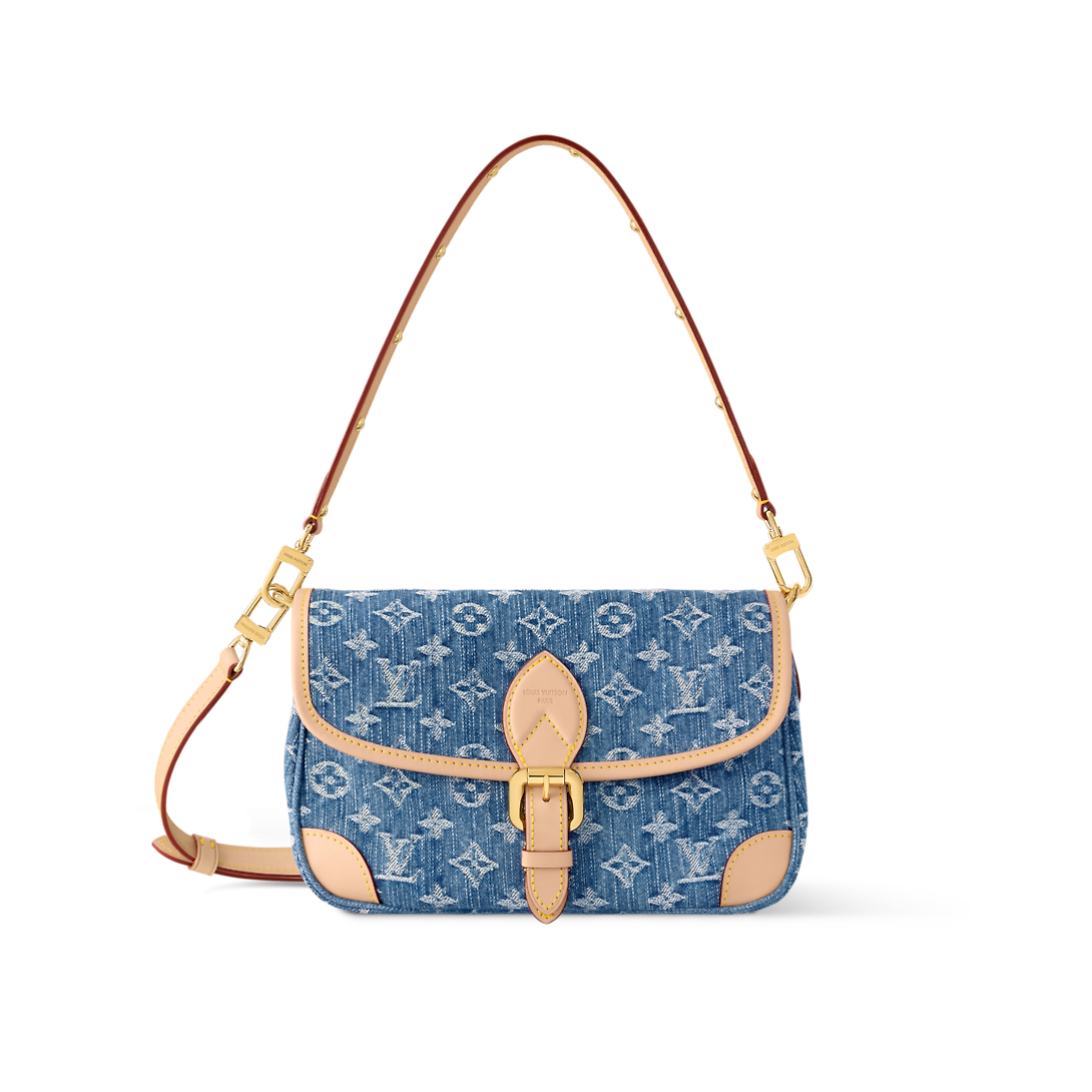 LOUIS VUITTON ルイヴィトン DIANE デニムクロスボディバッグ M13070