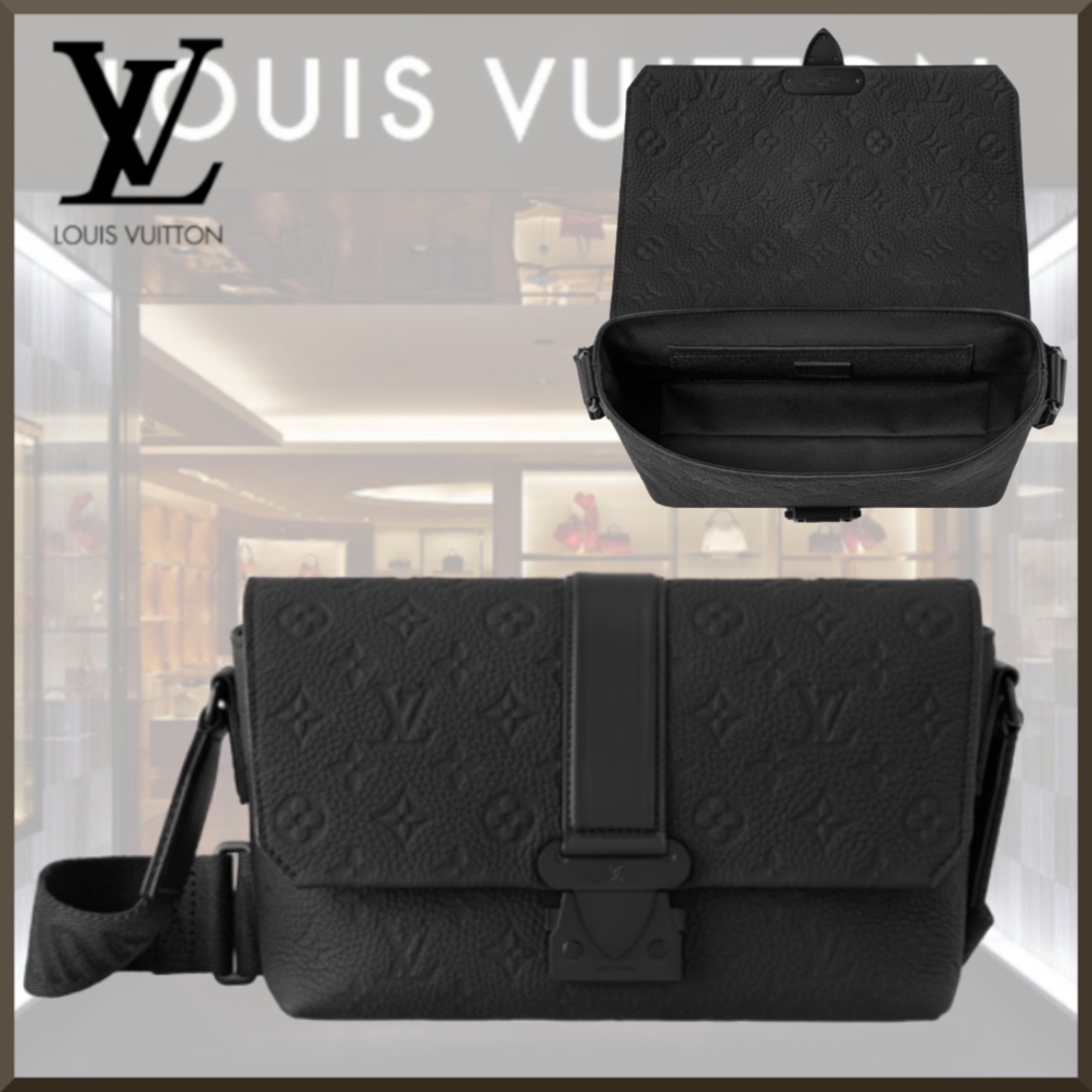【シックで上質☆】LOUIS VUITTON Sケープ・メッセンジャー M23741