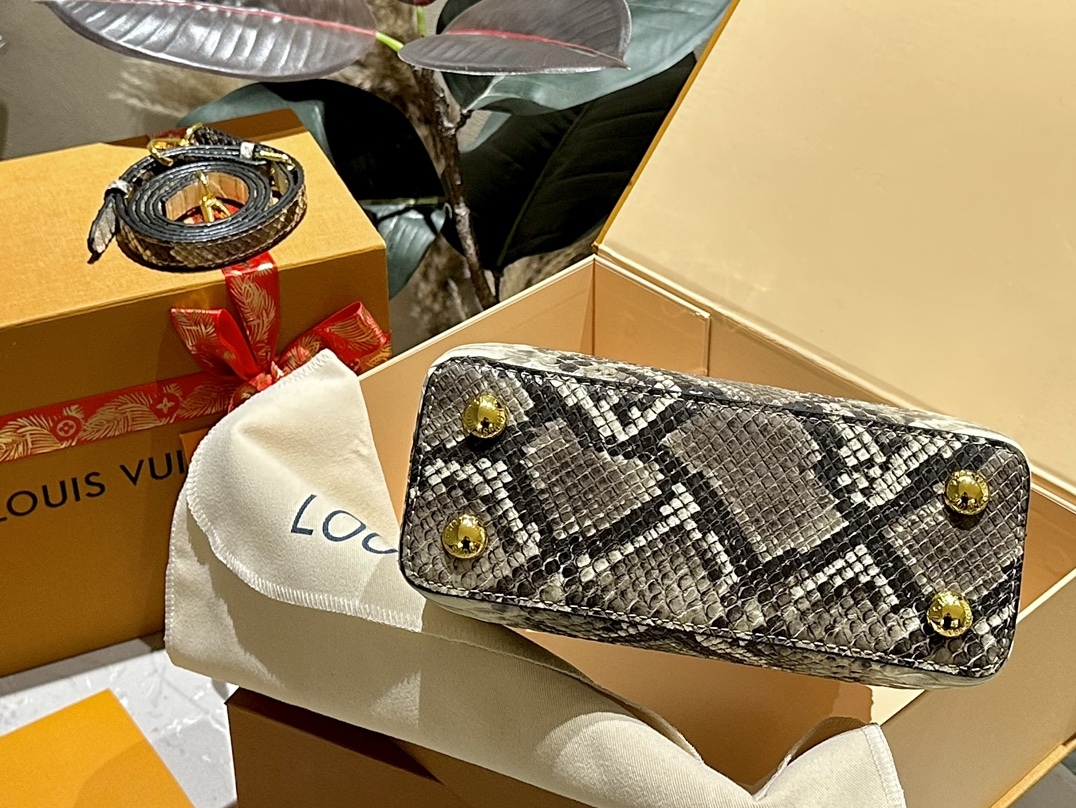 【Louis Vuitton 】カプシーヌのパイソン柄のかっこよさにこだわり、LVはカプシーヌを「レディースバッグ」と位置付ける