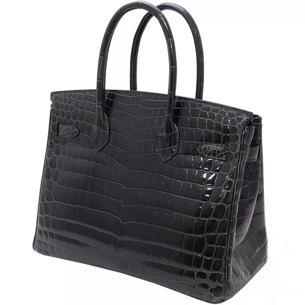 【HERMES】エルメス バーキン 30cm クロコダイル ゴールド金具