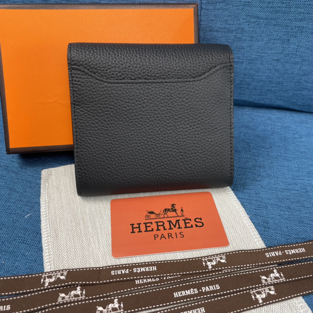 Hermes・レザー コンチネンタルウォレット 財布 折財布