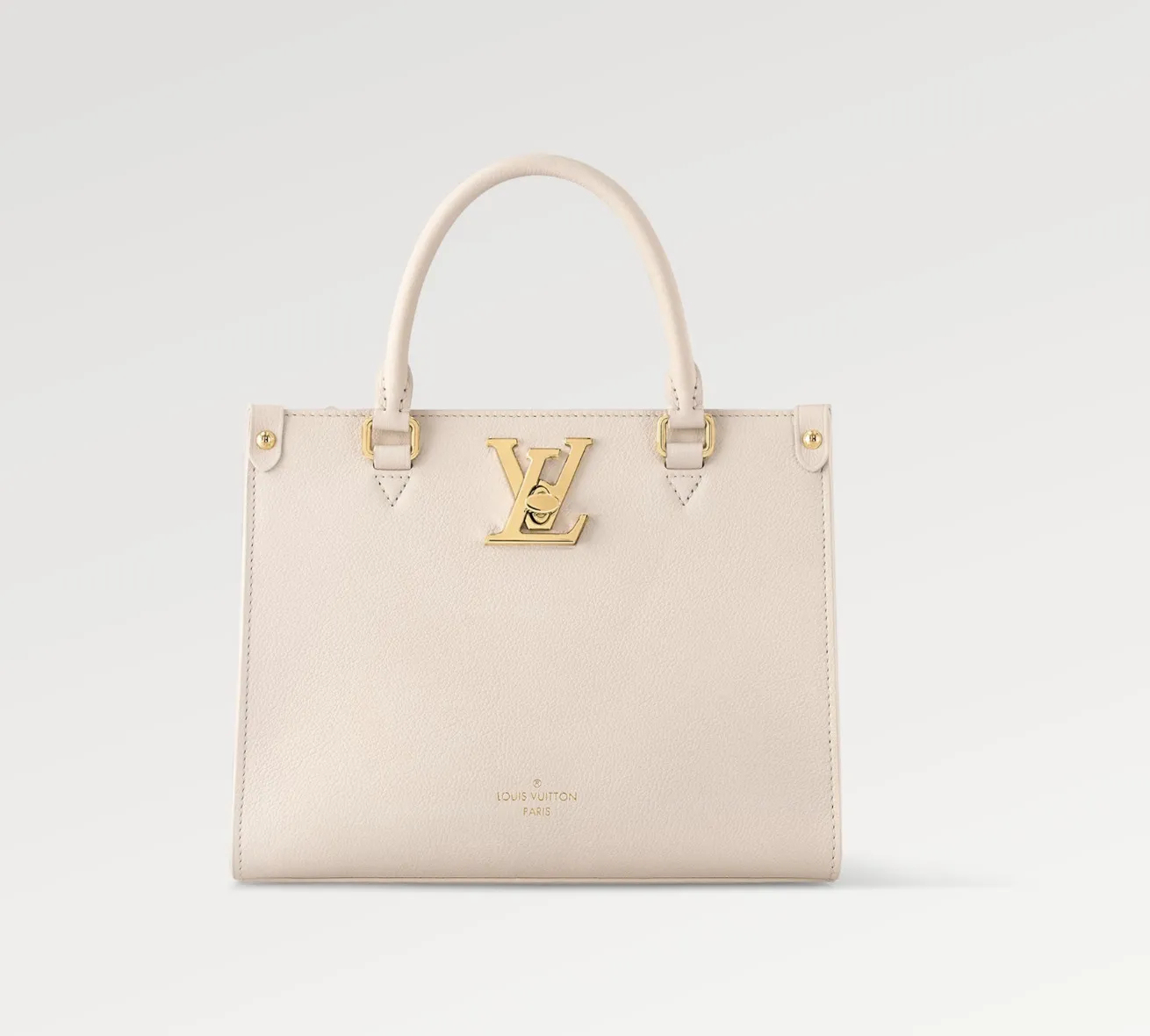 LV レザー スクエア トート ロック＆ゴー ブラック ホワイト M22311 M23637