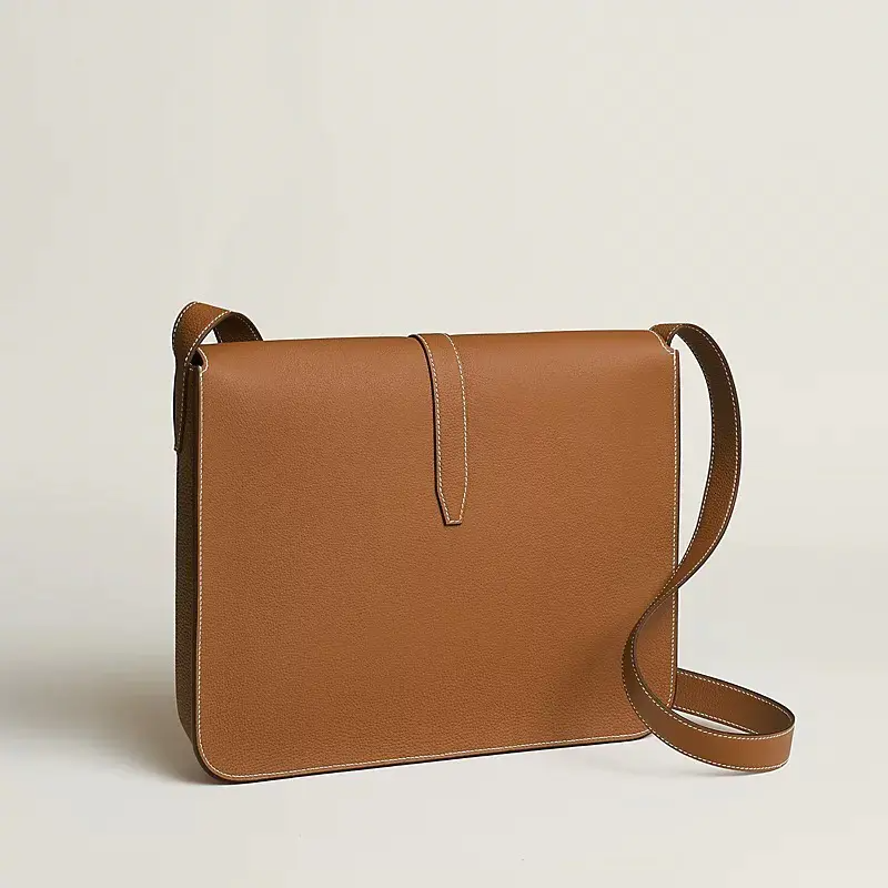 【スリムで使いやすい♪】HERMES★ カーフ革 ショルダー バッグ H074774CK89 H074774CK37