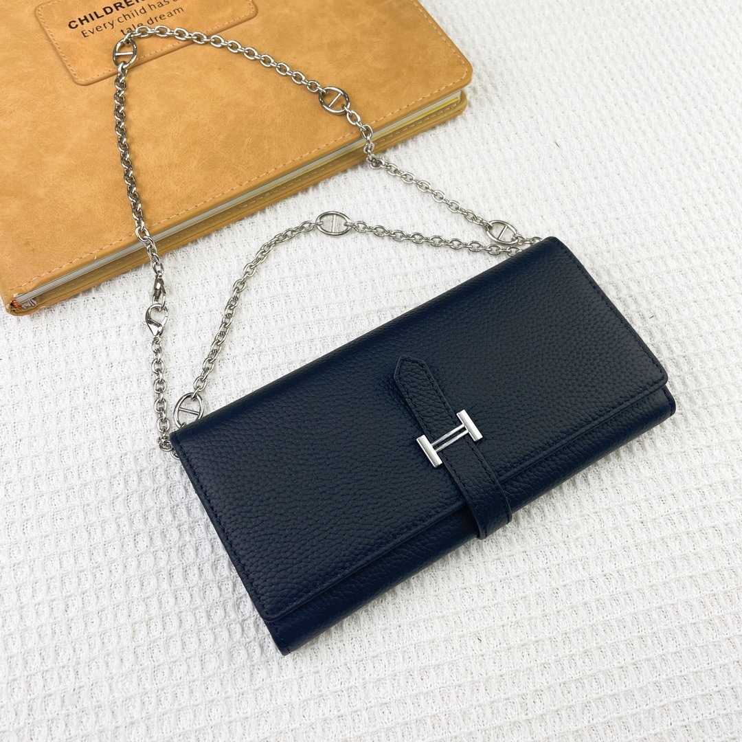 Hermes・レザー コンチネンタルウォレット 財布 折財布