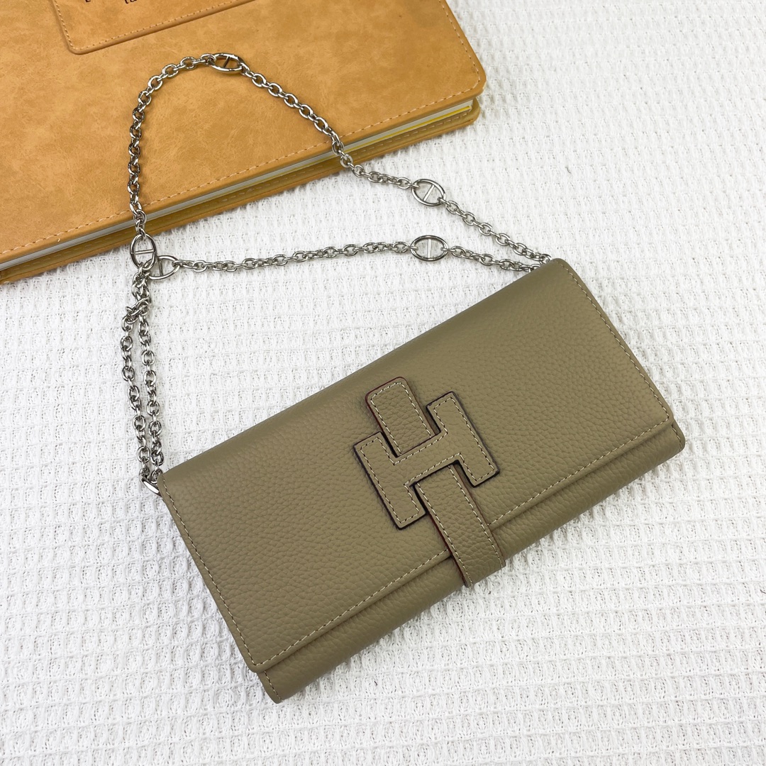 Hermes・レザー コンチネンタルウォレット 財布 折財布