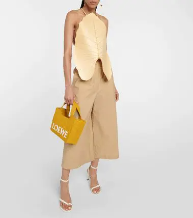 ∞∞ LOEWE ∞∞ Paula's Ibiza Font raffia バッグ ☆