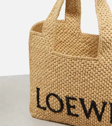 ∞∞ LOEWE ∞∞ Paula's Ibiza Font raffia バッグ ☆