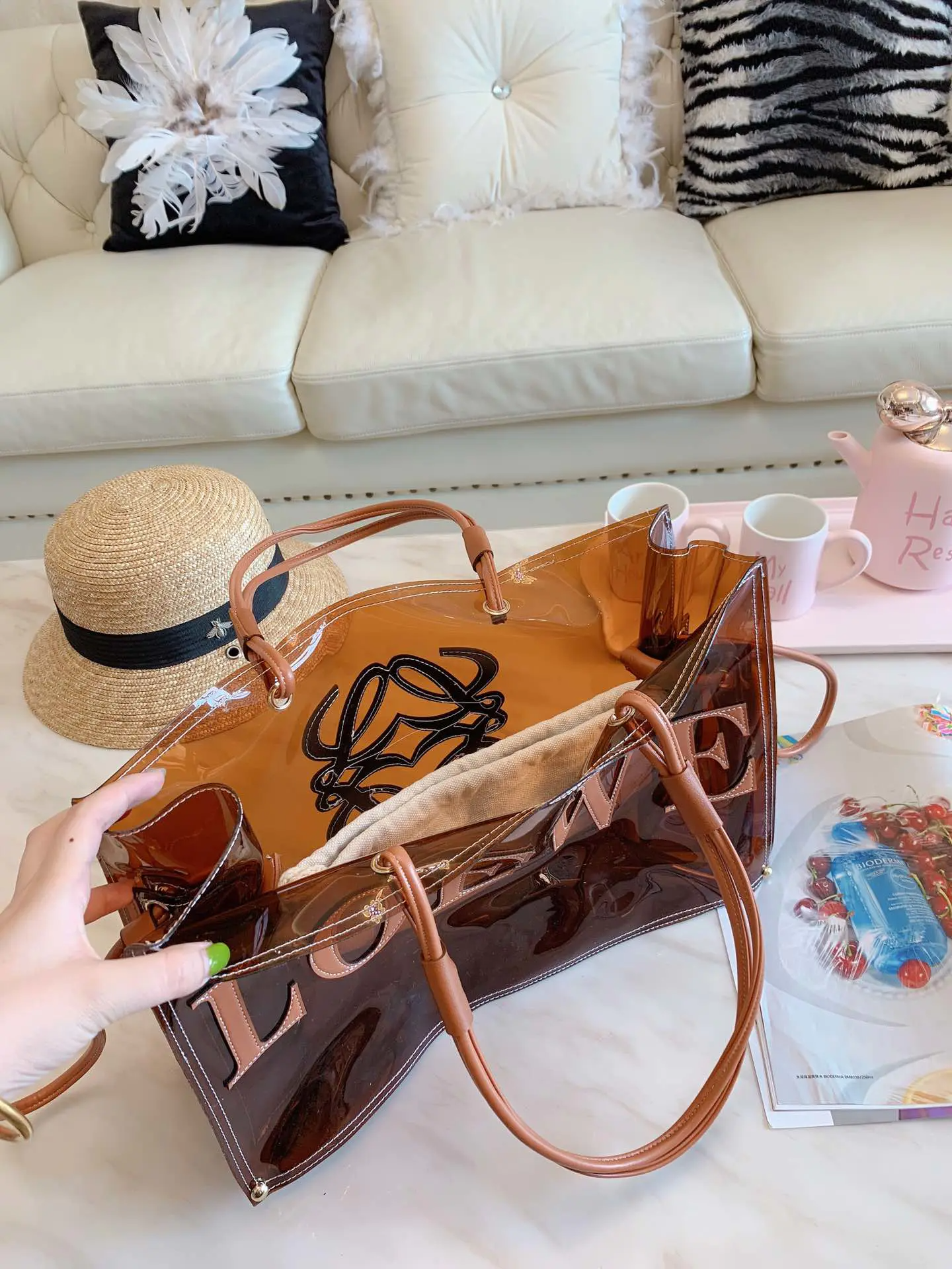 Loewe 新しいショッピング透明バッグ