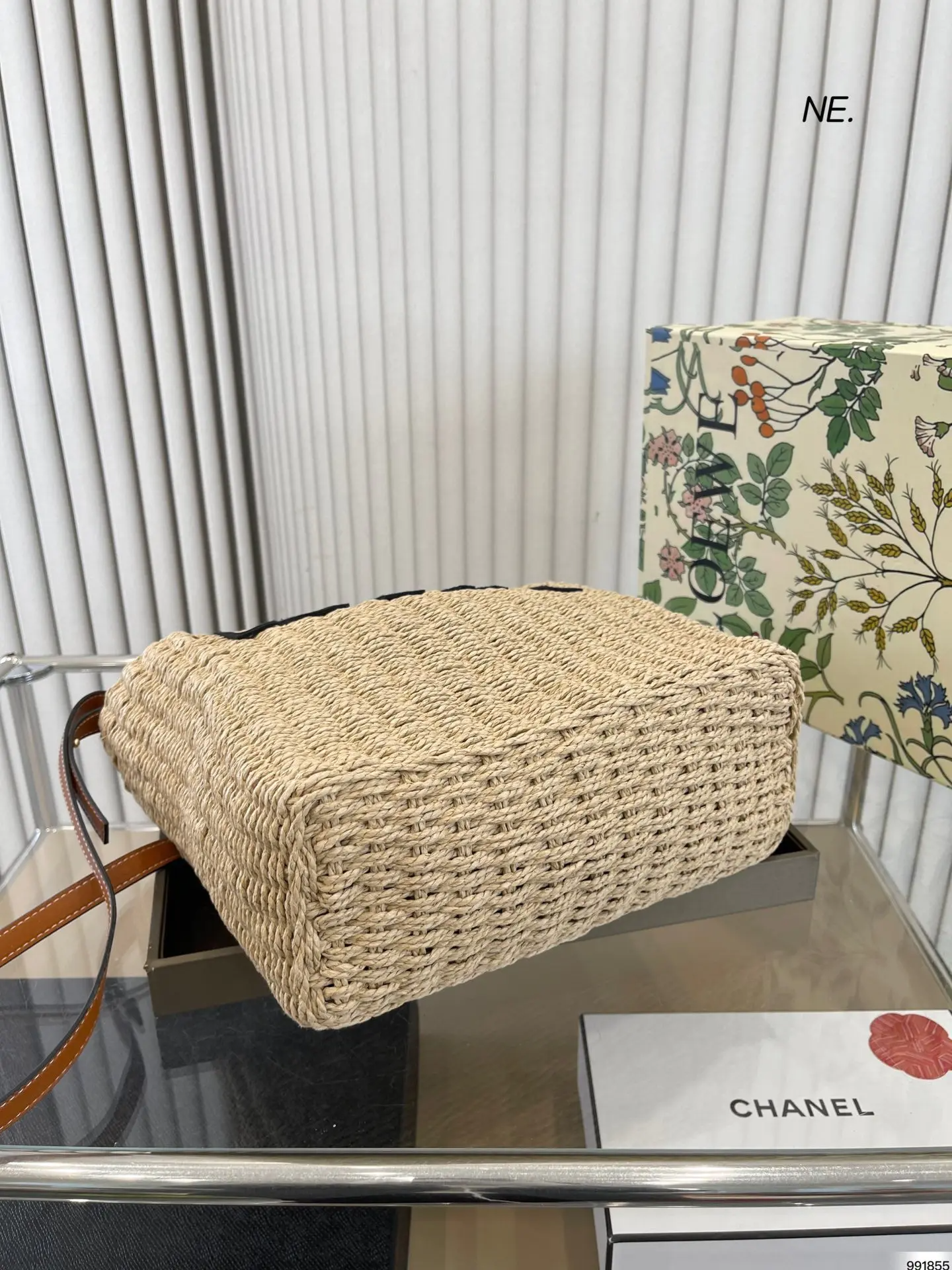 LOEWE わら織りバッグ 夏 海辺の第一選択 ハンドバッグ