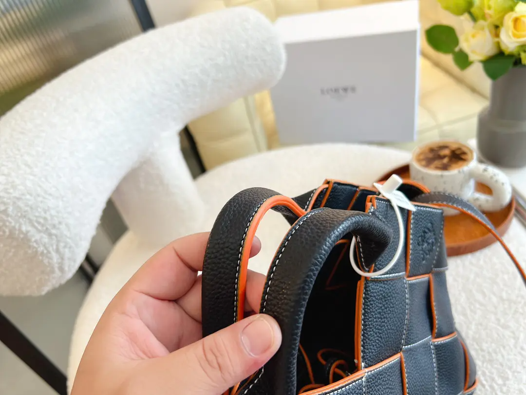 Loewe かごバッグ レザー ベジタブル バスケット