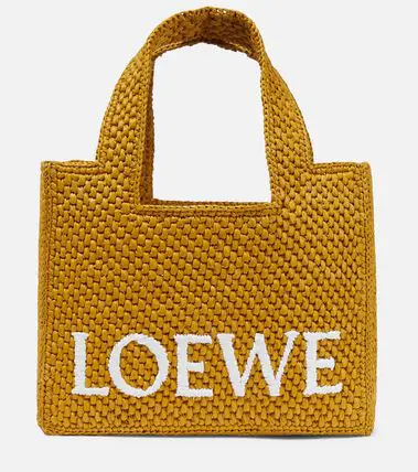 ∞∞ LOEWE ∞∞ Paula's Ibiza Font raffia バッグ ☆