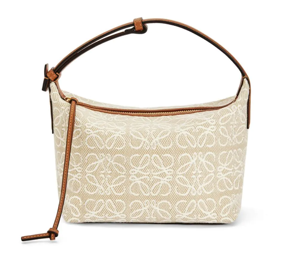 LOEWE☆スモール Cubiバッグ☆Anagramジャカード&カーフスキン (LOEWE/ショルダーバッグ・ポシェット) 71059471