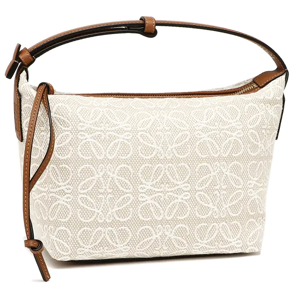 LOEWE☆スモール Cubiバッグ☆Anagramジャカード&カーフスキン (LOEWE/ショルダーバッグ・ポシェット) 71059471