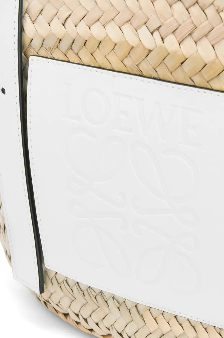 [ロエベ]ロゴ入りバスケットキャリーオールバッグ