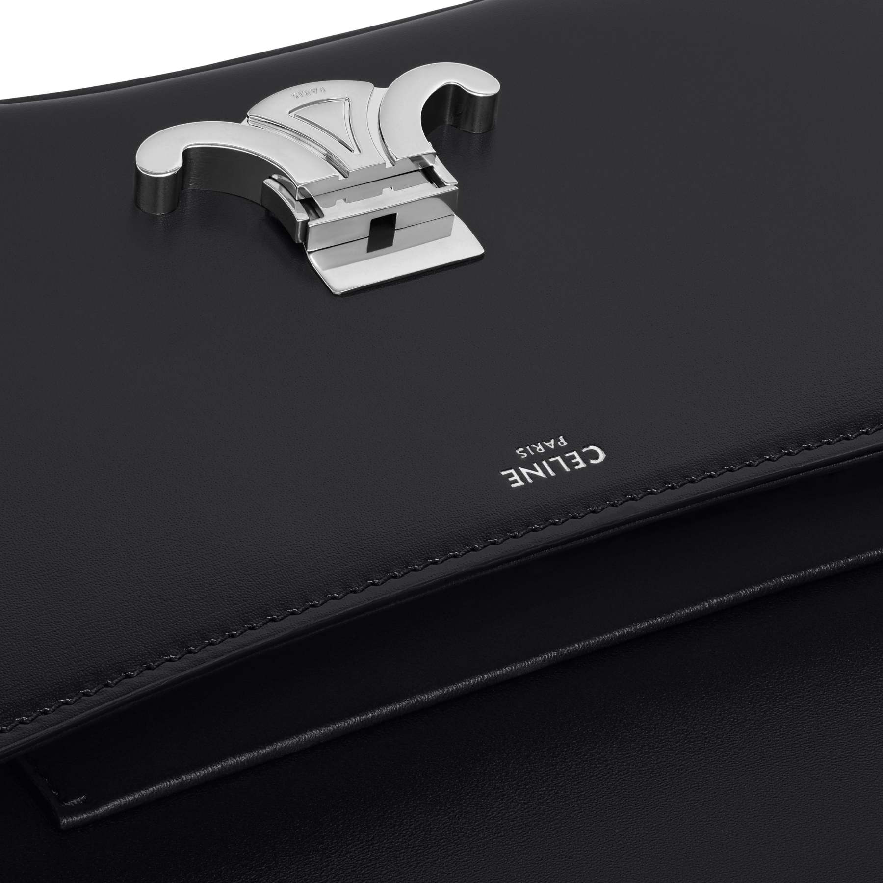 ミディアム CELINE ローラ バッグ / シャイニーカーフスキン