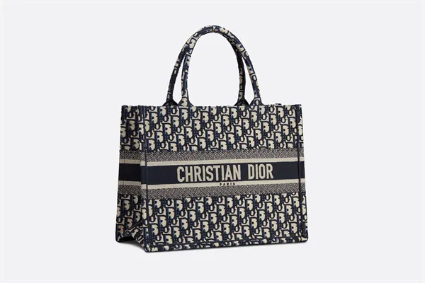 DIOR BOOK TOTE ミディアムバッグ ディオール オブリーク エンブロイダリー (36 X 27.5 X 16.5 CM)