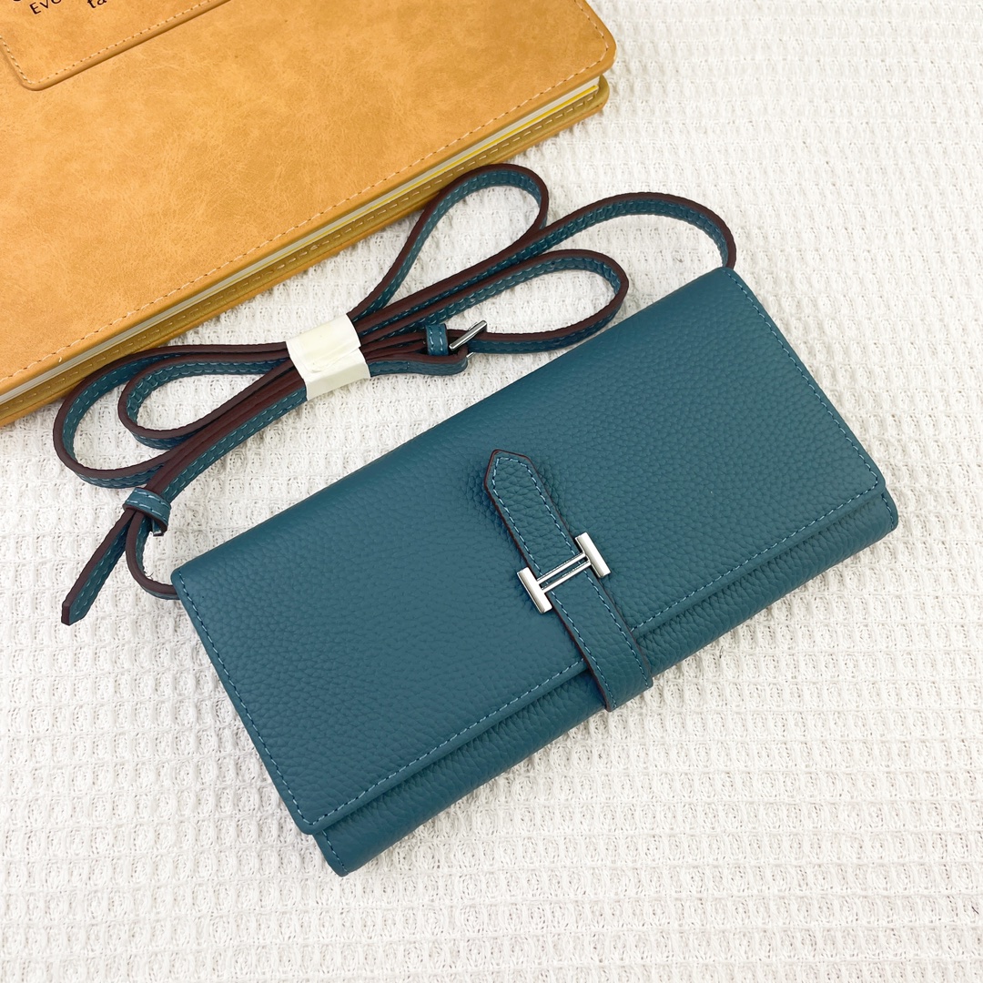 Hermes・レザー コンチネンタルウォレット 財布 折財布