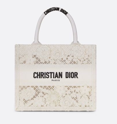 国内完売！新作 DIOR BOOK TOTE スモール トートバッグ D-Lace