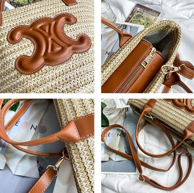 CEL1NE👜ニット凱旋野菜カゴバッグ、カジュアルホリデーバッグ【50%OFF+送料無料】