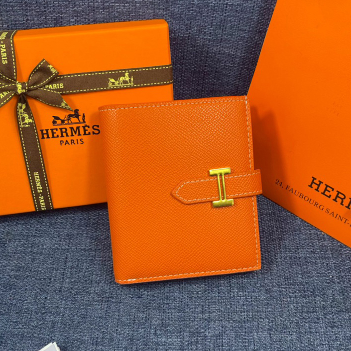 Hermes・レザー コンチネンタルウォレット 財布 折財布