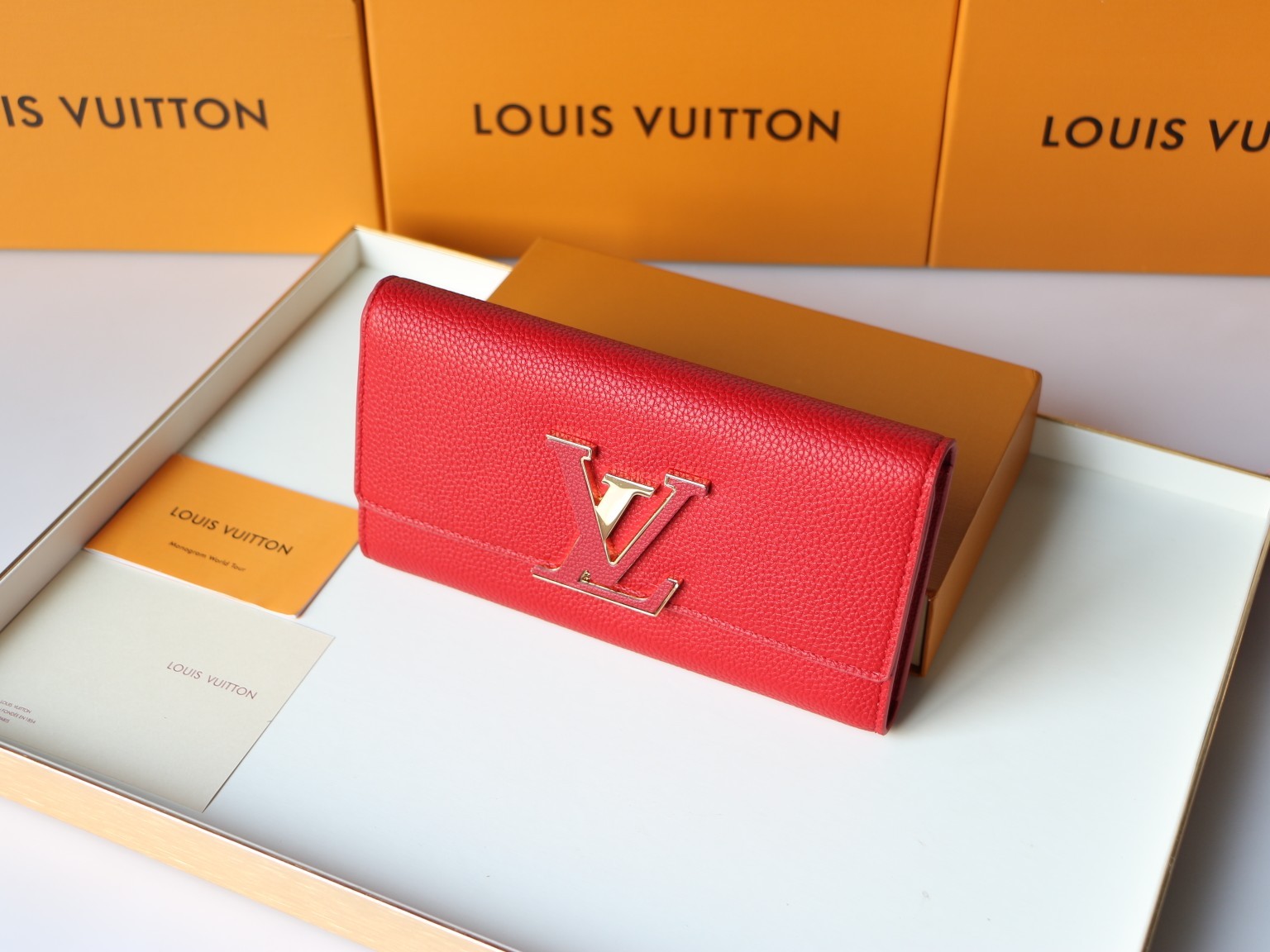 【LOUIS VUITTON】直営店買付 ポルトフォイユカプシーヌ