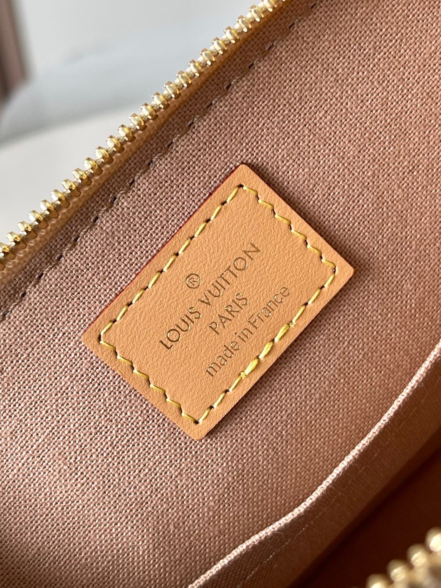 【Louis Vuitton】　ハンドバッグ　ベージュ