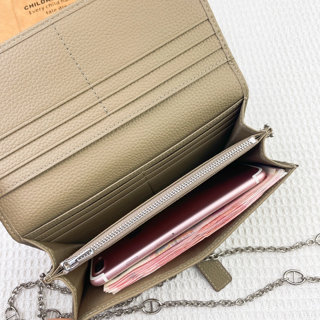 Hermes・レザー コンチネンタルウォレット 財布 折財布