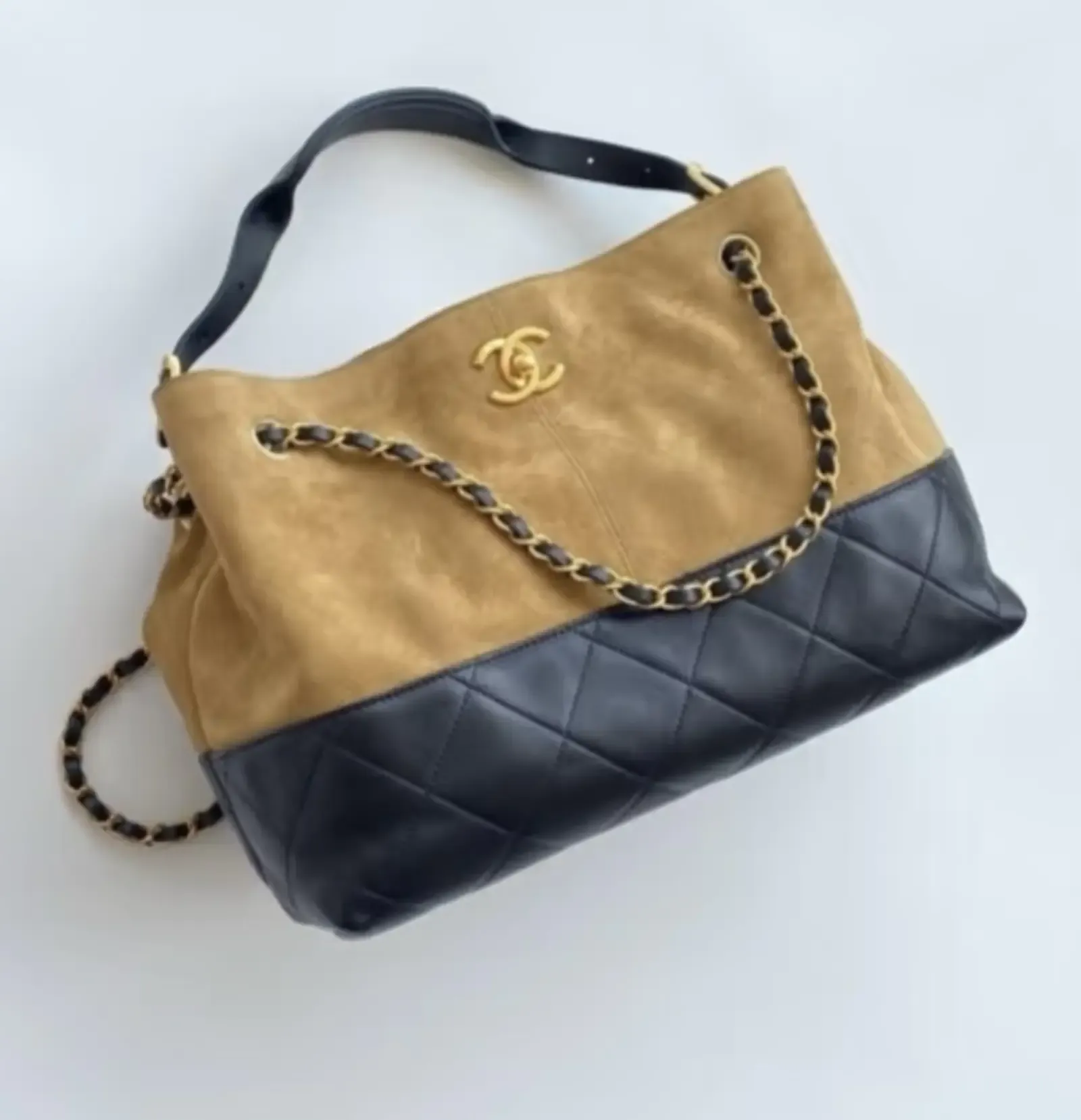 バイカラー★【CHANEL】ハンドバッグ2way AS5634-B20827-U1536