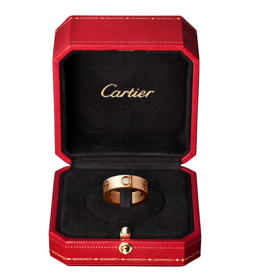 【Cartier】カルティエ LOVE RING, 3 DIAMONDS リング、ダイヤモンド3個