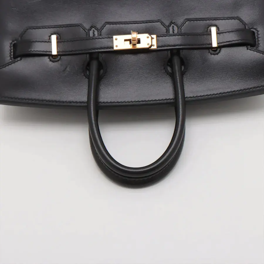 HERMES エルメス バーキン25 セリエ ヴォ―タデラクト ブラック ゴールド金具