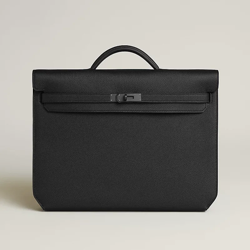 HERMES ケリーデペッシュ 36 モノクロ ビジネスバッグ