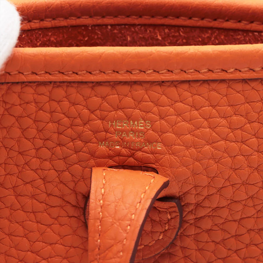エルメス エブリンTPM トリヨンクレマンス オレンジ ゴールド金具