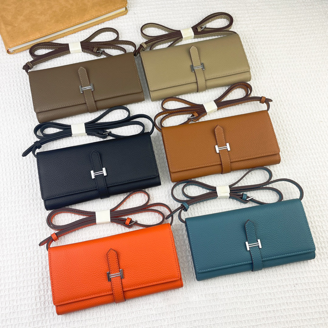 Hermes・レザー コンチネンタルウォレット 財布 折財布