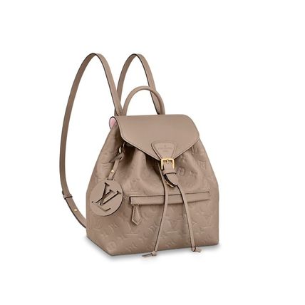 Louis Vuitton*2色 モノグラム レザー モンスリー バックパック-BUYMA