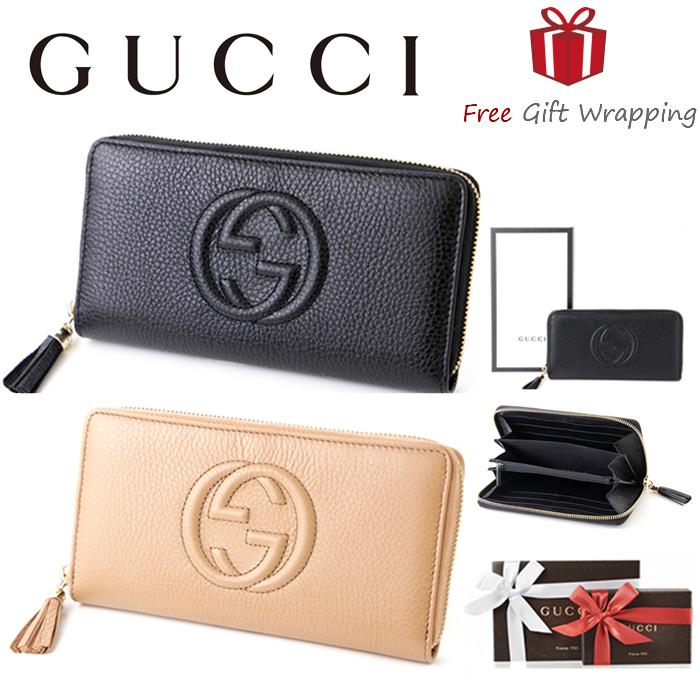 GUCCI シマレザー 長財布 598187 ギフト包装可！