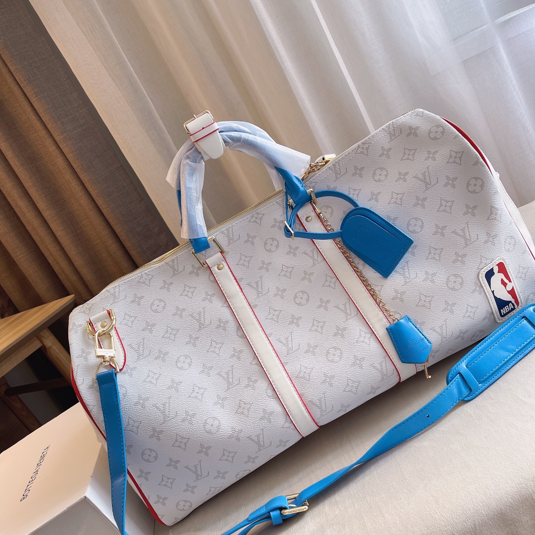 LV X NBA BASKETBALL KEEPALL55トラベルバッグ
