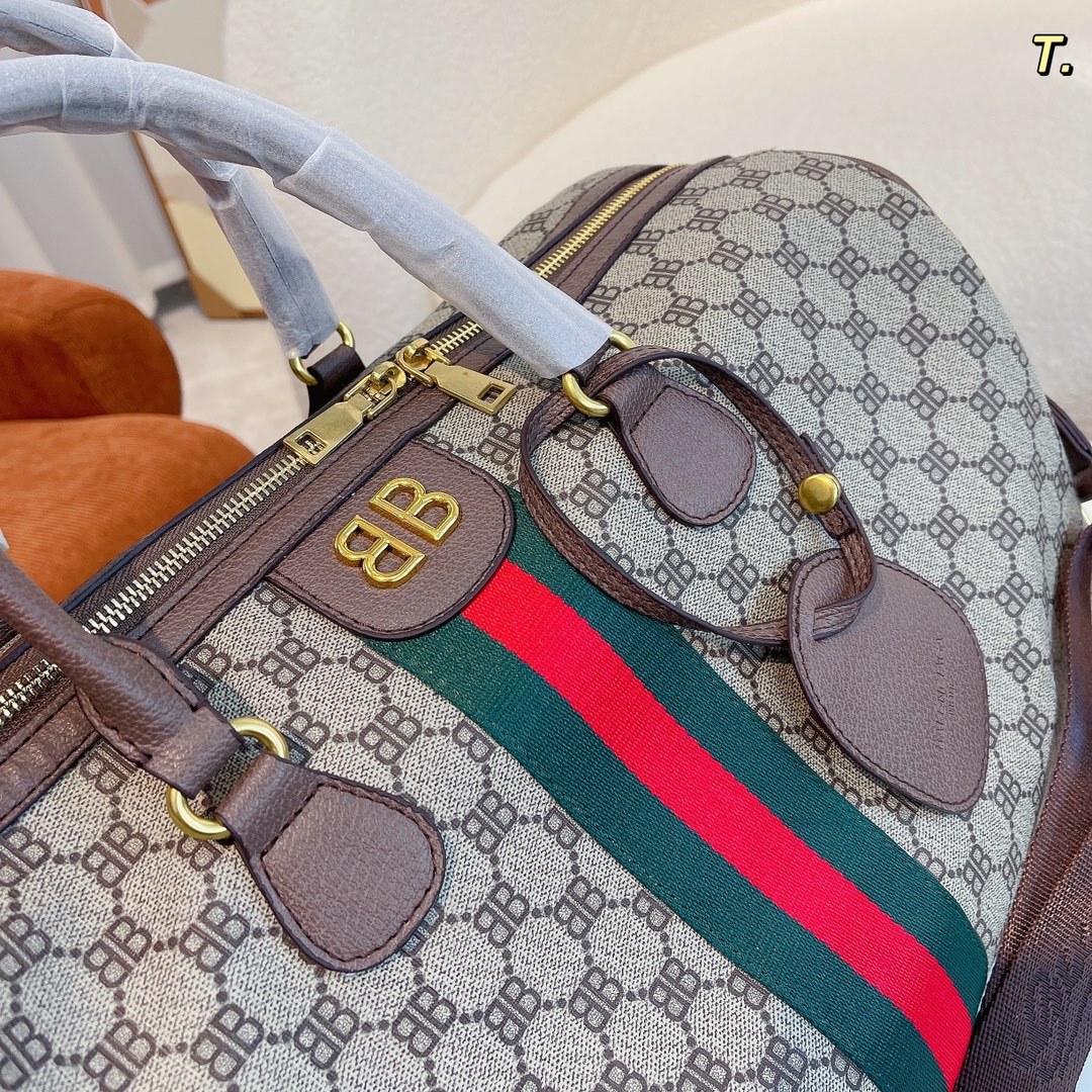 【Gucci x Balenciaga】旅行用バッグ 44cm*25cm*25cm