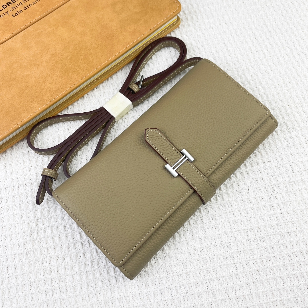 Hermes・レザー コンチネンタルウォレット 財布 折財布