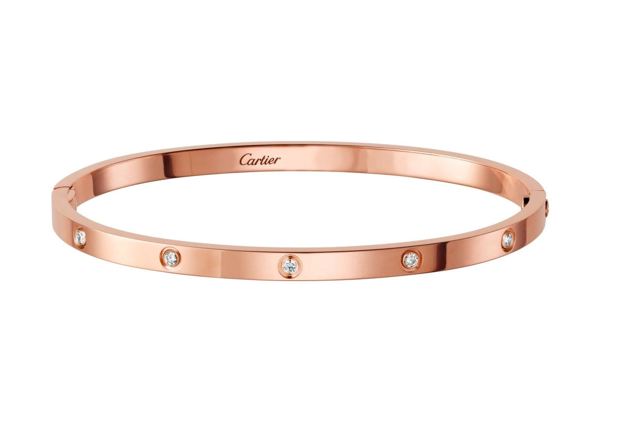 【Cartier】カルティエ LOVE BRACELET, SMALL MODEL, 10 DIAMONDS ブレスレット、SM、ダイヤモンド10個