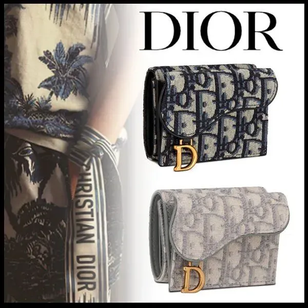 【DIOR】【すぐ届く】【送料無料】【代金引換】国内発送 ディオール SADDLE コンパクトウォレット 財布【財布】