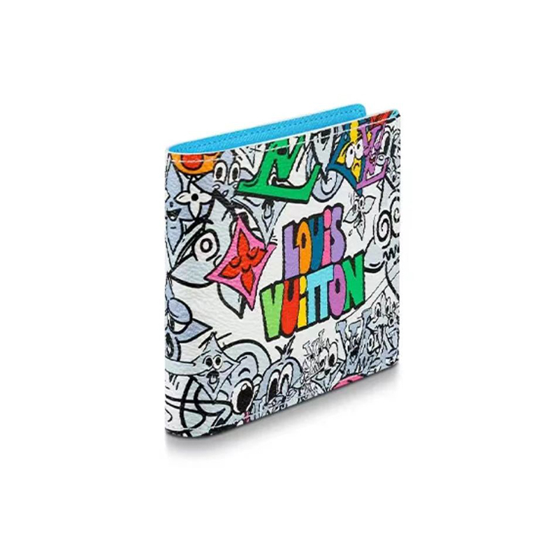 【LOUIS VUITTON】漫画の落書きプリントの財布【財布】【2023新品凳布】