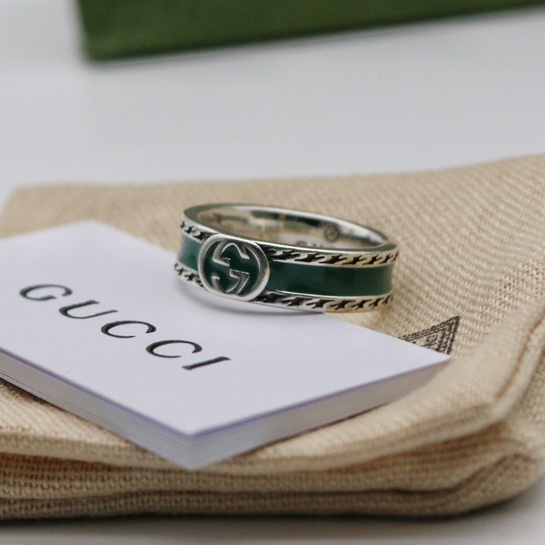 GUCCI  インターロッキングG リング