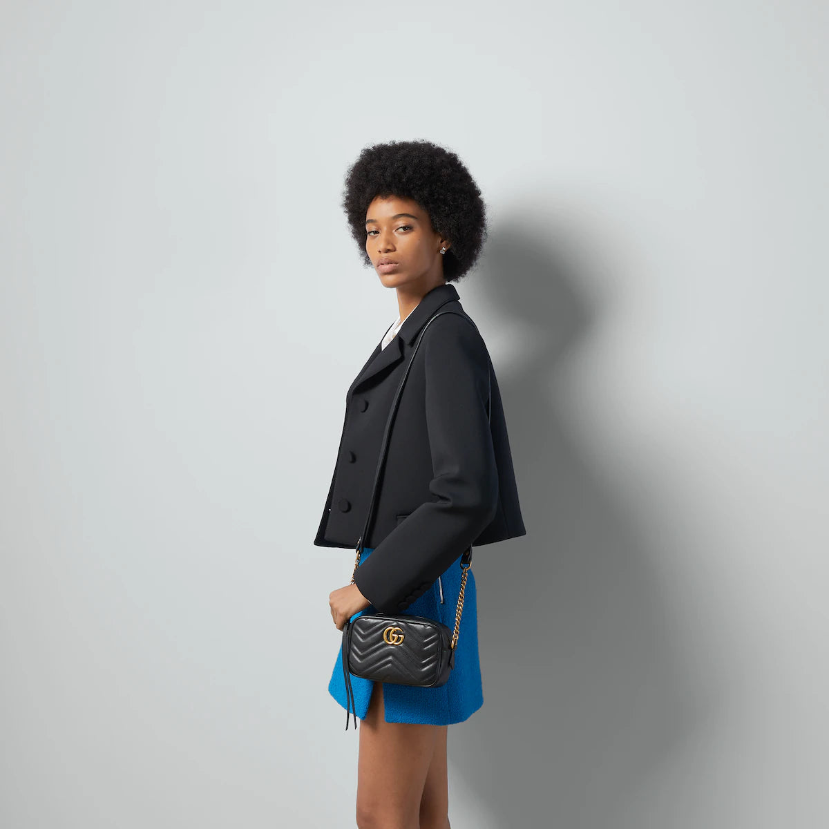 〔GGマーモント〕 キルティング ミニバッグ